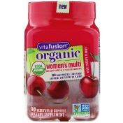 VitaFusion Organic Women&#x27;s Multi Wild Cherry 90 Vegetarian Gummies