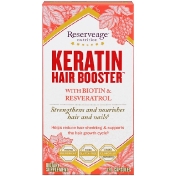 ReserveAge Nutrition Keratin Hair Booster with Biotin & Resveratrol 120 Capsules
