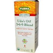 Flora Udo&#x27;s Choice масло Udo&#x27;s 3•6•9 Blend 500 мл (17 жидких унций)