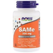 Now Foods SAMe 200 мг 60 вегетарианских капсул