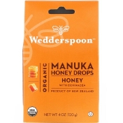 Wedderspoon Organic Manuka Honey Drops Honey with Echinacea 4 oz (120 g)