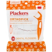 Plackers Orthopick зубочистки с нитью 36 шт.