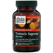 Gaia Herbs Turmeric Supreme Pain 120 Vegan Liquid Phyto-Caps