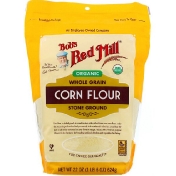 Bob&#x27;s Red Mill Organic Corn Flour Whole Grain 22 oz (624 g)
