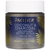 Pacifica Coconut & Charcoal Underarm Detox Scrub 7 oz (205 ml)