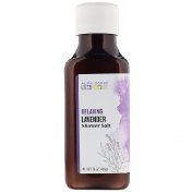 Aura Cacia Shower Salt Relaxing Lavender 16 oz (454 g)