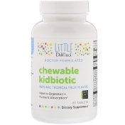 Little DaVinci Chewable Kidbiotic Natural Tropical Fruit Flavor 90 Tablets