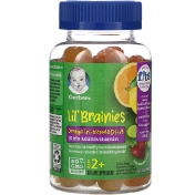 Gerber Lil Brainies Omega Tri-Blend & DHA Kids Multivitamin Ages 2+ 60 Gummies
