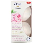 Dove Nourishing Secrets Bath Bombs Peony and Rose 2 Bath Bombs 2.8 oz (79 g) Each