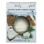 Love Beauty and Planet Bath Bomb Coconut Water & Mimosa Flower 3.9 oz (110 g)