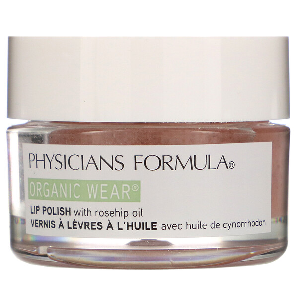 Physicians Formula Organic Wear Lip Polish with Rosehip Oil Rose 0.5 oz (14.2 g)