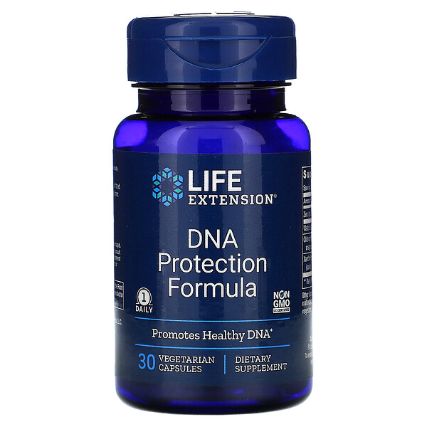 Life Extension Формула защиты ДНК 30 вегетарианских капсул