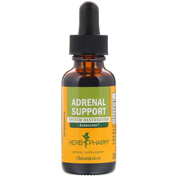 Herb Pharm Adrenal Support (поддержка надпочечников) 1 жидкая унция (30 мл)