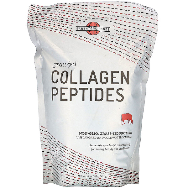 Earthtone Foods Grass Fed Collagen Peptides 32 oz (907 g)