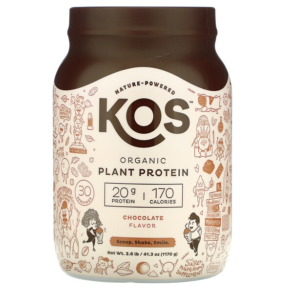 KOS Organic Plant Protein Chocolate 2.6 lb (1 170 g)