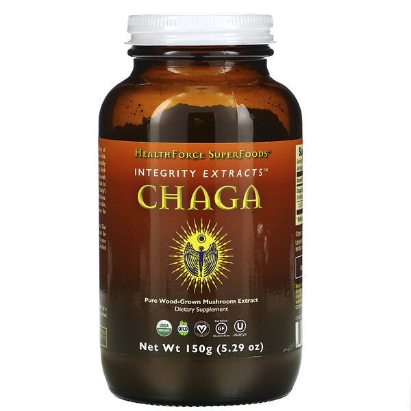 HealthForce Superfoods Integrity Extracts Chaga 5.29 oz (150 g)