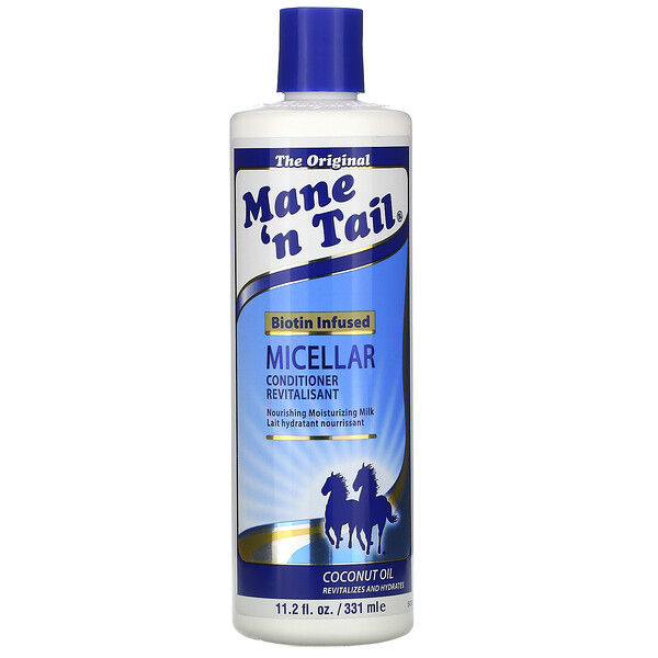 Mane &#x27;n Tail Micellar Conditioner Biotin Infused Coconut Oil 11.2 fl oz (331 ml)