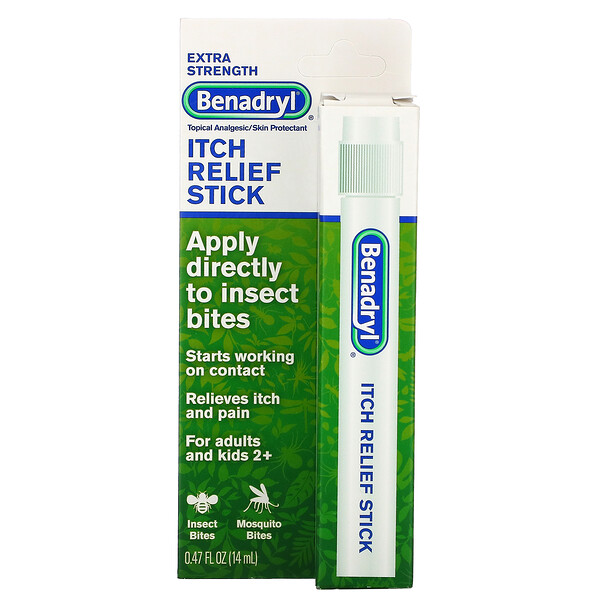 Benadryl Itch Relief Stick Extra Strength 0.47 fl oz (14 ml)