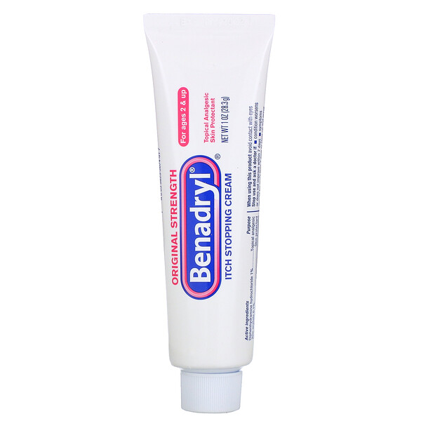 Benadryl Original Strength Itch Stopping Cream Ages 2+ 1 oz (28.3 g)