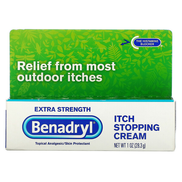 Benadryl Extra Strength Itch Stopping Cream 1 oz (28.3 g)