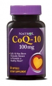 Natrol CoQ-10 100 мг 30 гел. капсул