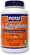 Now L-Citrulline 750 мг 180 капсул