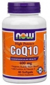 Now CoQ10 400 мг 60 капсул