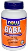 Now Gaba 750 мг 100 капсул