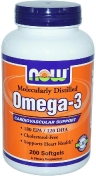 Now Omega 3 1000 мг 200 капсул