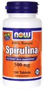 Now Spirulina 500 мг 100 таблеток
