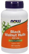 Now Black Walnut Hulls 500 мг 100 капсул
