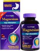 Natrol Magnesium High Absorption 60 жевательных таблеток