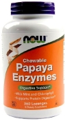 Now Papaya Enzymes 360 жеват.таблеток