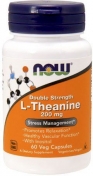 Now L-Theanine 200 мг 60 капсул