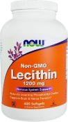 Now Lecithin 1200 мг 400 гелевых капсул