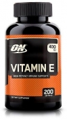 Optimum Nutrition Vitamin E 200 гелевых капсул