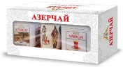 Azercay Азерчай подарочный набор чай Букет ж/б + Экстра ж/б + кружка 100 г + 100 г + кружка