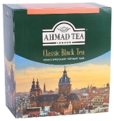 Ahmad Classic Black Tea Чай Ахмад черный классический в пакетиках 200 г 100 пакетиков