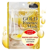 Japan Gals Gold Essence Mask Маска для лица с золотым составом, 7 шт