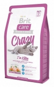 Brit Care Cat Crazy I'm Kitten 2 кг Сухой корм для котят, беременных и кормящих кошек с курицей