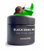 Ayoume Black Snail 90% Prestige Cream Крем для лица с муцином черной улитки