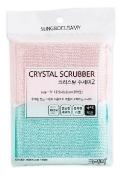 Sung Bo Cleamy Скруббер для мытья посуды набор ( 13,5 х 8 х 2) Crystal Scrubber 2PC 2шт