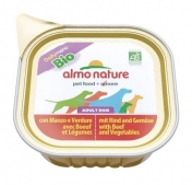 Almo Nature Daily Menu Bio Pate Beef & Vegetables 300 г Паштет для собак с говядиной и овощами