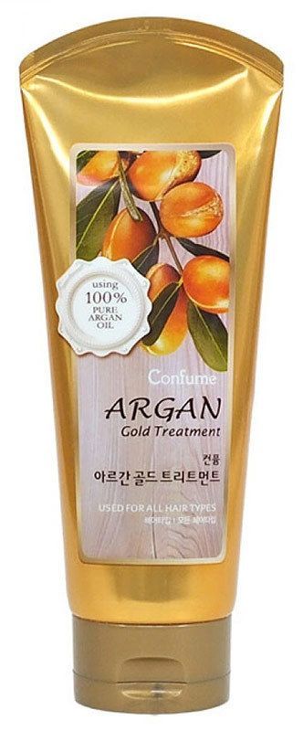 Маска для волос с аргановым маслом welcos confume argan gold treatment