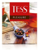 Tess Pleasure чай черный с шиповником и яблоком в пакетиках Тесс Плэжа 100 пакетиков