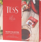 Tess Коллекция чая и чайных напитков Тесс в пакетиках 101 г 12 видов чая, 60 штук