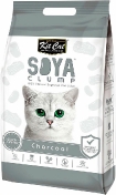 Kit Cat SoyaClump Soybean Litter Charcoal Кит Кэт соевый биоразлагаемый комкующийся наполнитель с активированным углем 5 кг 14 л