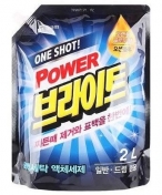 Mukunghwa Жидкое средство для стирки "One shot! Power Bright Liquid Detergent" с ферментами М/У с крышкой 2 л