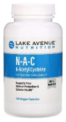 Lake Avenue Nutrition Nac, N-Acetyl Cysteine with Selenium & Molybdenum 600 мг 120 капсул