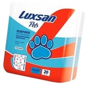 Luxsan Пеленки для животных 60*60см (100% целлюлоза) 20 штук